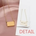 thumbnail image 3 of White Beautiful Sunflower Blue Sky Letter Envelope Necklace Pendant Jewelry, 3 of 3