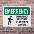 thumbnail image 5 of Response Plan (ERP) Manual With Symbol OSHA Emergency Aluminum Sign 24 Inch x 18 Inch - 10 Pack, 5 of 8