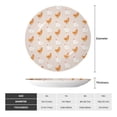 thumbnail image 2 of Wukai Funny Chicken Print Decorative Plate for Display,Bone China Decorative Plate, Ceramic Dinner Plate with Stand, Vertical Ceramic Plate-10in, 2 of 6