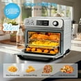 thumbnail image 4 of HYSapientia 26QT Air Fryer Oven With Rotisserie 1800W Toaster Oven Air Fryer Combo, 10 in 1 Convection Oven Countertop, Airfryer Toaster Oven, Mini Toaster Oven,Easy to clean, 4 of 12
