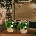 thumbnail image 4 of 16 Pcs Gifts Wicker Basket Celella Portable Dollhouse Out Door Decor Shopping Desktop Bridesmaid, 4 of 6