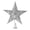 Silver, variant on Gold Glitter Star Christmas Tree Topper, Festive Decor for Topping Christmas Trees and Holiday Season Celebrations - Gold