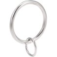 thumbnail image 1 of Curtain Ring Metal 32mm Inner Dia Drapery Ring for Curtain Rods Silver Tone 14 Pcs, 1 of 3