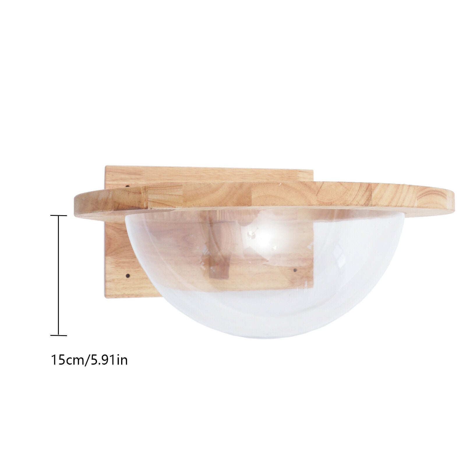 Wall-Mounted Cat Shelf Sleep Bed Rubber Wood Cat Space Capsule Climbing Frame