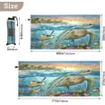 thumbnail image 3 of Coolnut Beach Towels Turtle Camping Towels Sea Sun Sand Free Beach Towel, 30"x60" Large Beach Towels Quick Dry Bath Travel Towels Pool Yoga Beach Mat for Men Women, 3 of 6