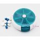 thumbnail image 2 of Day Pill Box Small, Pill Box Small For On The Go, Round Pill Box Pill Box Mini Pill Box (3 Pieces), 2 of 5
