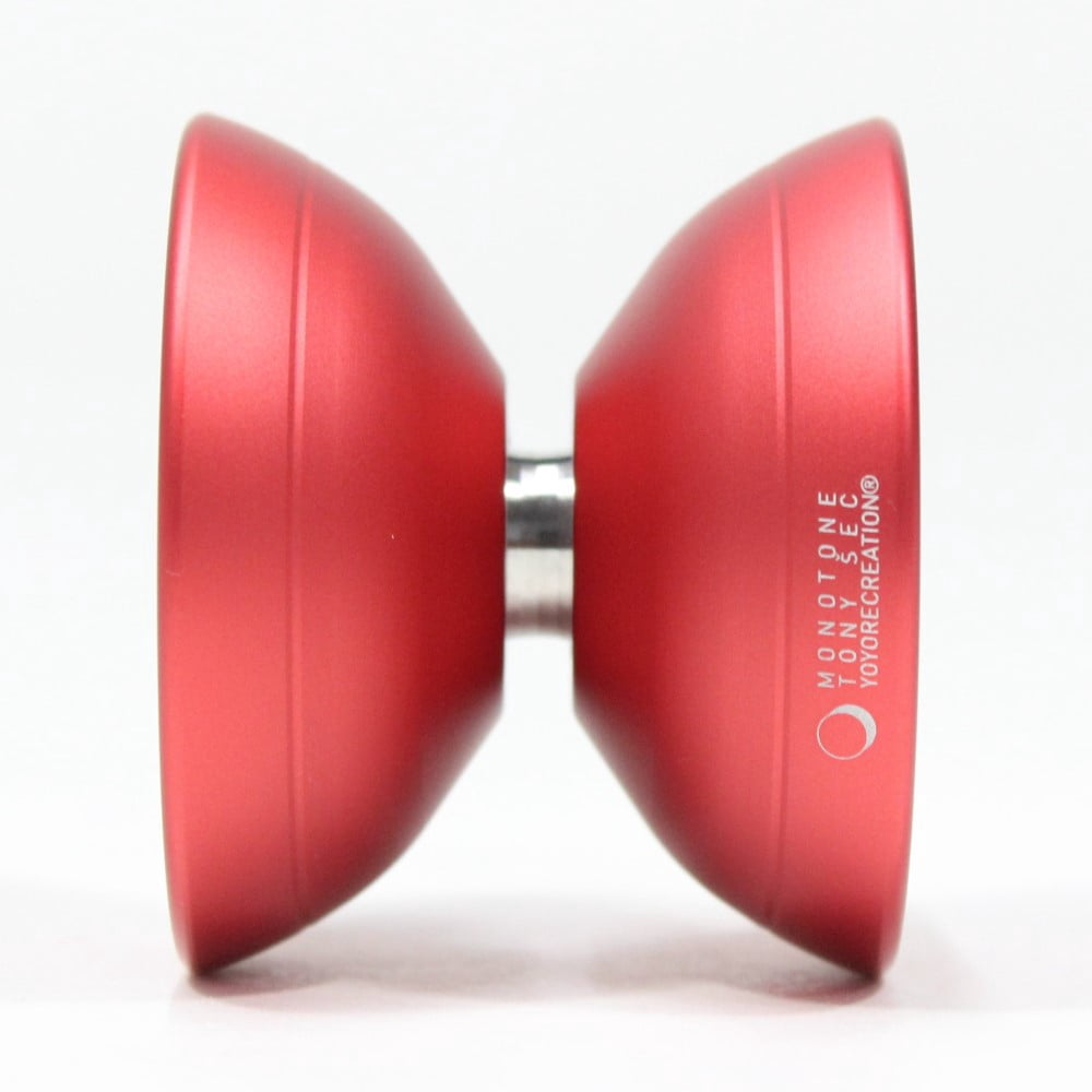Yoyorecreation Monotone Yo-Yo - Mono-metal - Czech technician Tony Šec Signature YoYo (Red)