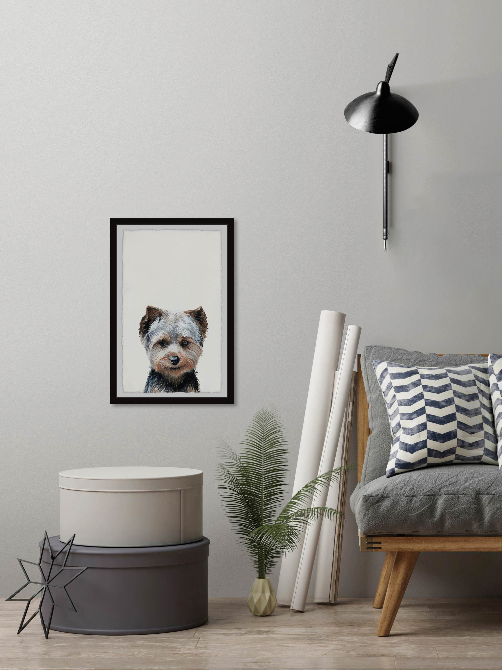 Marmont Hill "Guilty Pup" Framed Painting Print
