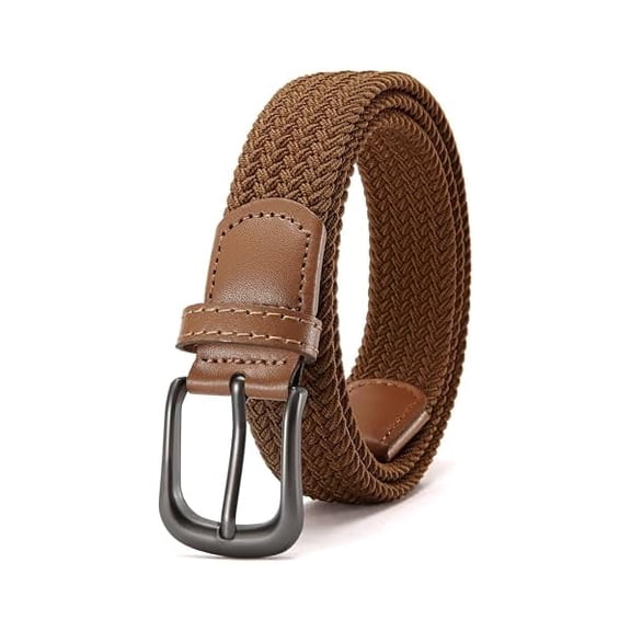 Eryueer Woven Boys Belt, 1.25" Elastic Braided Kids Belt, Casual for Golf And Baseball