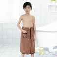 thumbnail image 4 of Children's bathrobe boys can wear bath towel for swimming,, 4 of 6