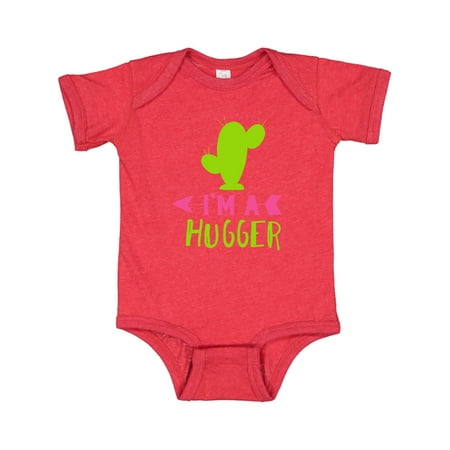 

Inktastic I m A Hugger Cactus Arrow - Green Pink Gift Baby Boy or Baby Girl Bodysuit