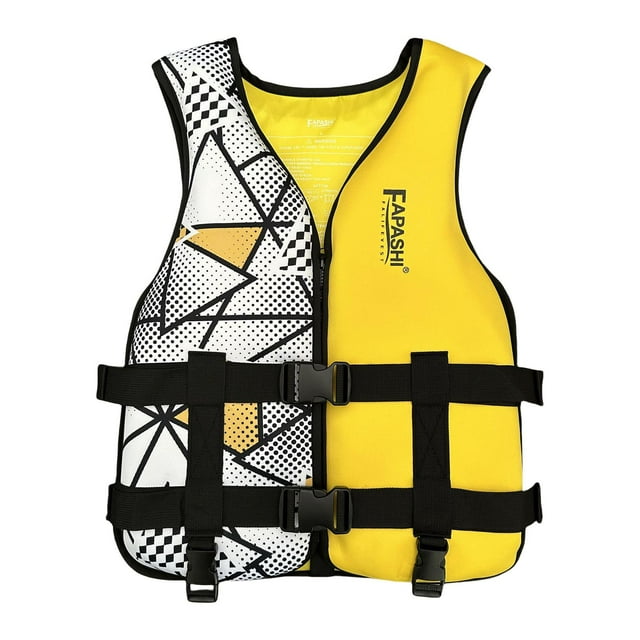 Almencla Veste de Sauvetage Ajustable Confortable Gilet de Natation pour Surf Rafting Planche à Voile L L