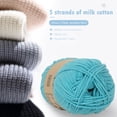 thumbnail image 1 of Cuadros Decorativos 1 rollo de 5 hebrascuerdas hiladas suavesprendas de punto para bebéshilo de hilo de algodón de leche (29) Ndcxsfigh Nuevos Originales, 1 of 1