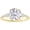 14K Yellow Gold, variant on 1 to 6 Carat Round LAB GROWN Diamond Engagement Ring (AAAA Heirloom Quality) Platinum 1 Carat Size: 6