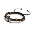 thumbnail image 5 of ZPAQI Rosary Bracelet with Pine Wood Beads Hemp Cords Brings Good Luck Ornaments Knot, 5 of 6