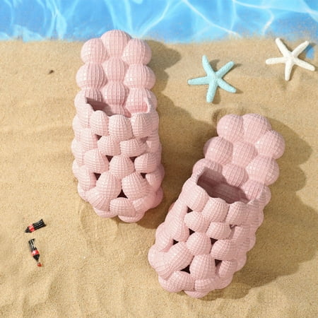 

Girls Massage Bubble Slides Soft-soled Anti-slip Indoor Outdoor Slippers Spring And Summer