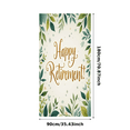 thumbnail image 4 of Green Leaves Happy Retirement Banner Botanical Design Nature Theme Backdrop for Retirement Celebration Indoor Party Event Decoration, 4 of 6