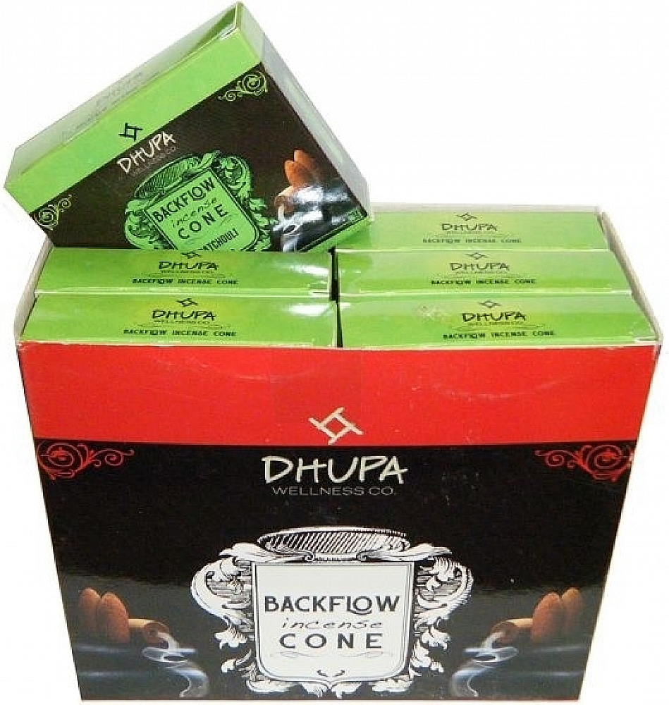 Good Earth Scents Patchouli Backflow Incense Cones [12 Boxes x 10 Cones