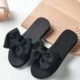 thumbnail image 2 of ShiShine Womens Bow Accent Slide Sandals Comfortable Flat Slip On Casual Shoes for Beach and Daily Outdoor Wear, 2 of 6