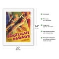thumbnail image 2 of Footlight Parade - Starring James Cagney Joan Blondell Ruby Keeler and Dick Powell - Musical - Vintage Film Movie Poster c.1933 - Fine Art Rolled Canvas Print 16in x 20in, 2 of 4