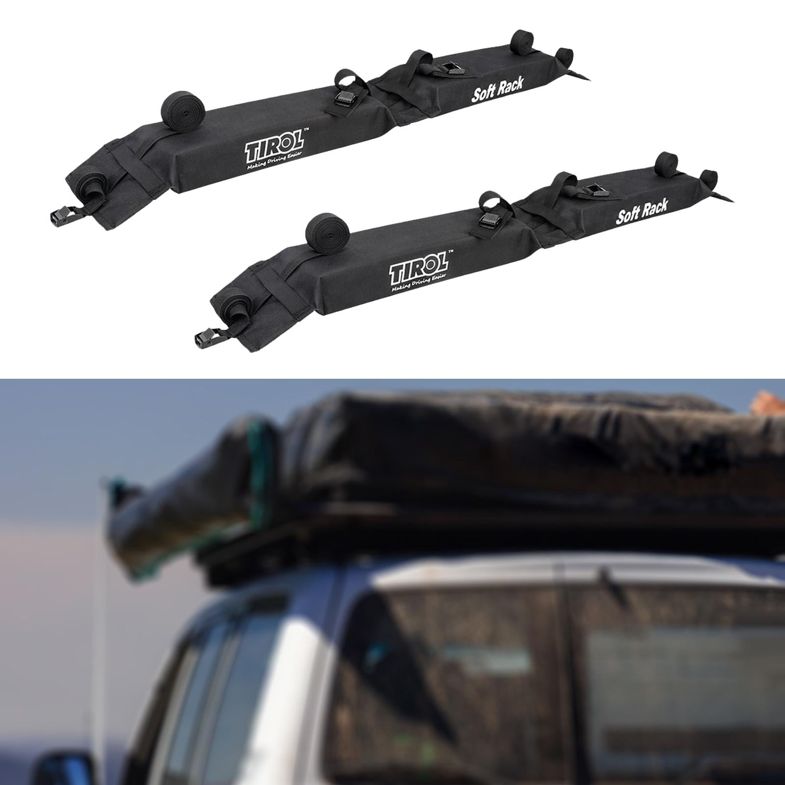 Panier De Toit Universel Aluminium Pour SUV - Porte-Bagages 150kg, Réglable, Noir - 7
