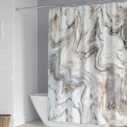 JOOCAR Art Marble Print Shower Curtain Modern Bathroom Decor Bathroom Waterproof Curtain