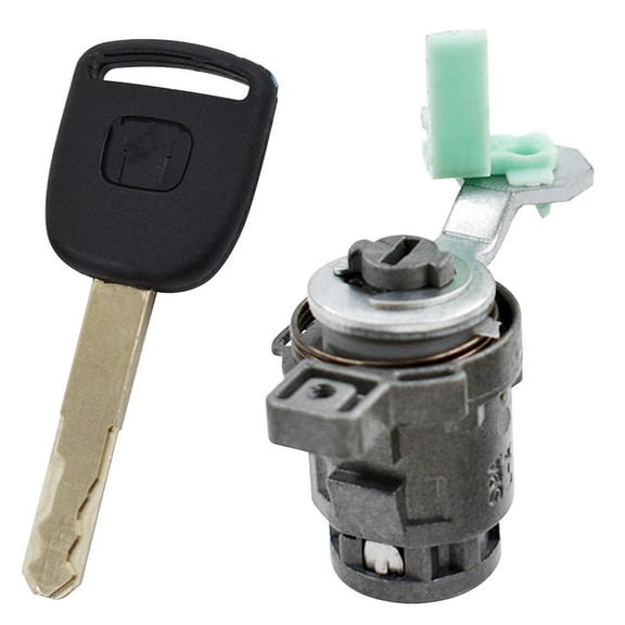 Door Lock Cylinder with Key 72185-S9A-013 Fit for Honda CR-V (2002-2006), Honda Element (2003-2011), Front Left Driver Side, 02-11 Element CR-V LH Door Lock Cylinder & Key