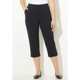 thumbnail image 2 of Catherines Women's Plus Size Suprema Elastic Waist Capri Pant (Petite Available), 2 of 6