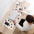 thumbnail image 3 of Long Mouse Pads for Desk,White Chicken Heart Pattern Desk Mats on Top Of Desks, Desk Mouse Pad Extra Large with 3mm Non-Slip Base and Stitched Edge for Gaming,Office,Work,Home 31.5x11.8in, 3 of 5