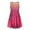Red11, variant on Girls Sleeveless Dress Round Neck Floral Printed For Casual Home Party Beach Sundress Soft Dailywear 7-8 Years