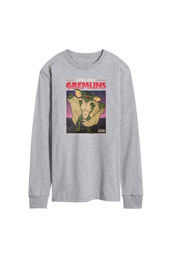 Gremlins - Movie Poster Special Edition - We're Here Busting Out - Men's Long Sleeve T-Shirt