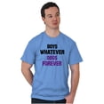 thumbnail image 3 of Boys Whatever Dogs Forever Pet Lover Short Sleeve Women's Graphic Tee Brisco Brands S, 3 of 4