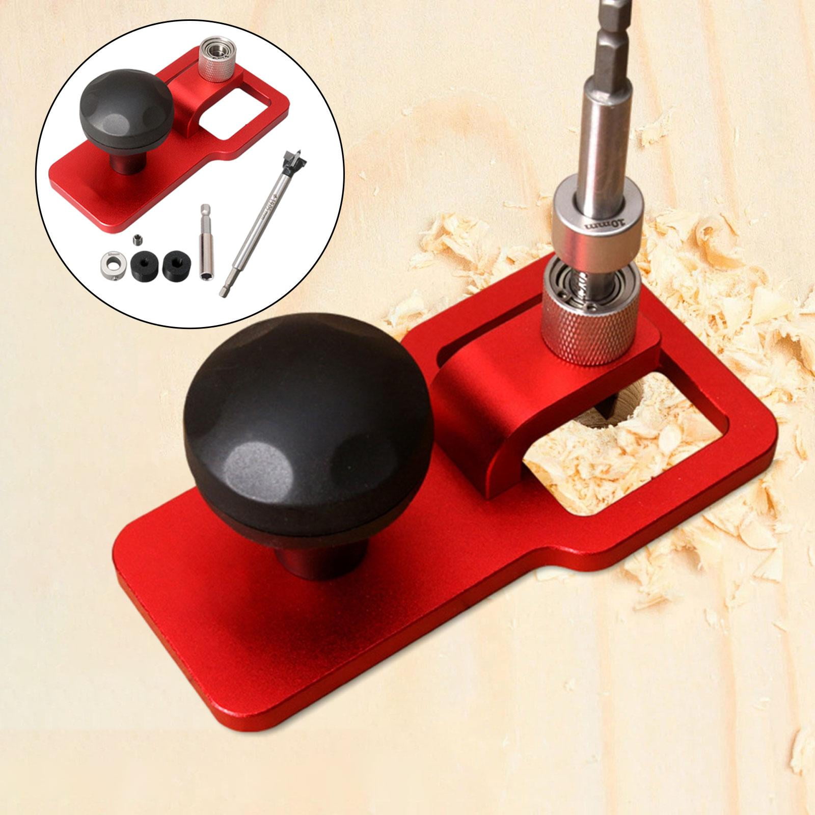 koolsoo Vertical Drill Guide Jig Puncher Tools Hole Positioning Hole Bearing Tools for Professional DIY Craft Projects Home Carpenter 19mm