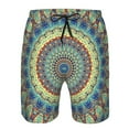 thumbnail image 4 of Naloa Round Mandala1 Men's Beach Shorts, Surfing shorts, Swim trunks, Quick Dry Swim Trunks for Surfing Beach Fun - X-Large, 4 of 9