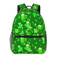 thumbnail image 1 of Disketp St Patrick's Day2 Mochila Estampada para Hombre y Mujer – Mochila Ligera Clásica con Múltiples Bolsillos para Universidad, Trabajo y Viajes-One Size, 1 of 5