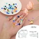 thumbnail image 2 of Cuentas de estrella de acrílico Uxcell, 400 Pcs cuentas de pulsera de amistad en forma de estrella, blancas, 2 of 5