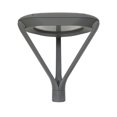 thumbnail image 2 of Lámpara de calle de aluminio gris para exteriores, diseño moderno, con diseño de cinturón verde, diámetro de 76 mm, 30 W, 40 W, 50 W, IP65, 2 of 5