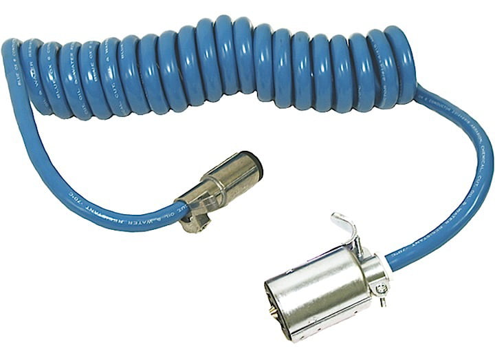 4-Wire 7' Blue Ox BX8861 Coiled Electrical Cable 