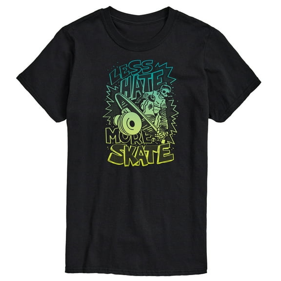 Instant Message - Less Hate More Skate - Retro - Mens - Short Sleeve Tee