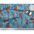 thumbnail image 2 of Soimoi Cotton Duck Fabric Tiger Animal Skin Print Fabric by the Yard 42 Inch Wide, 2 of 3