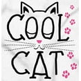 thumbnail image 2 of Crazy Lady Cool Cat Kitten Adorable Womens Slim Fit Graphic Tee Brisco Brands S, 2 of 5