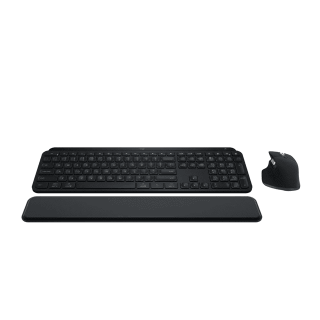 Open Box - Logitech MX Keys S Bluetooth Performance Combo - MX Keys S Keyboard, MX Master 3S Mouse, MX Palm Rest