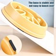 thumbnail image 4 of 1pack Slow Feeder Dog Bowls Anti-Choking Puzzle Dog Food Bowls Anti-Slip Interactive Feeding Slow down Eating Bloat Stop Maze Dishes for All Breeds,Yellow, 4 of 5