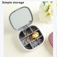 thumbnail image 3 of Minnieouse Mini joyero portátil, organizador de joyas para el hogar, caja con lápices labiales de espejo, contenedores de almacenamiento de Type4 NO4, 3 of 6