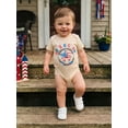 thumbnail image 5 of BemeyourBBs Cousin Crew Shirt Romper Baby and Toddler Matching Shirt Outfits Baby Girl Boy 4th of July Outfit Patriot Independence Day Clothes Short Sleeve Letter Star Print Summer Bodysuit Playsuit, 5 of 9