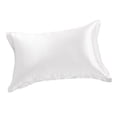thumbnail image 4 of Funda de Almohada de Seda 2 Piezas Macarena Decoración Del Hogar Blanco, 4 of 8