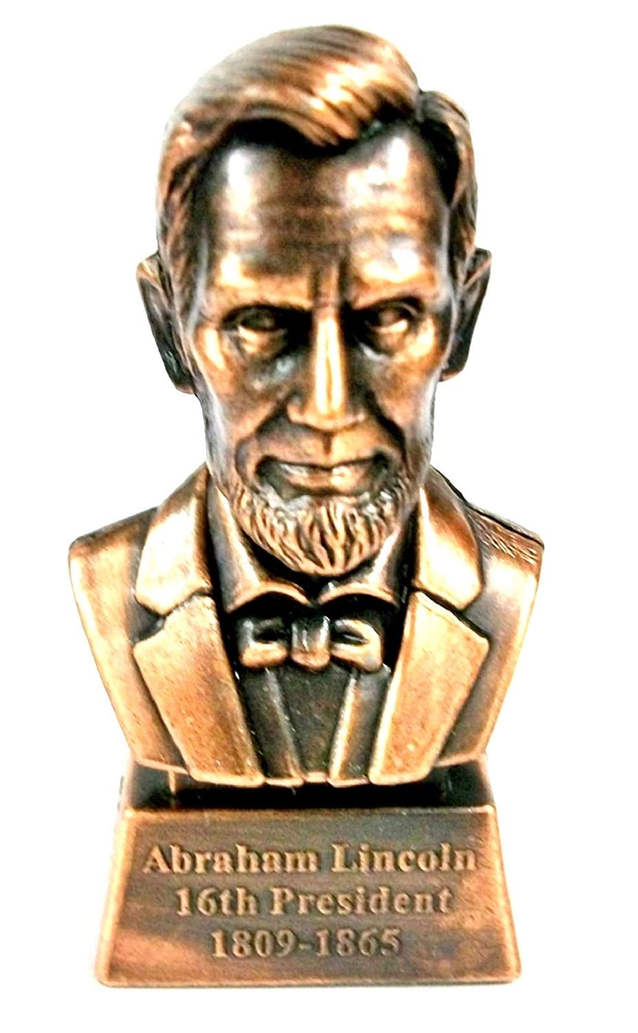 LINCOLN BUST BRONZE PENCIL SHARPENER NEW