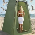 thumbnail image 2 of Outdoor Quick Set Up Privacy Tent, Toilet, Camp Shower, Portable Changing Room for Camping Shower Biking Toilet Beach Courtyard Storage Shed, 2 of 8