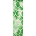 thumbnail image 3 of Safavieh Dip Dye 7' Round Hand Tufted Rug in Green and Ivory, 3 of 10