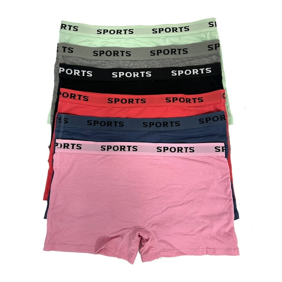 Women Underwear 12 pcs Cotton Boxer Boyshort Panties S (P8925A)